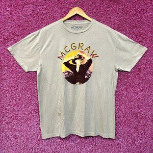 Tim McGraw Not a Moment Too Soon Cowboy Country Tee L